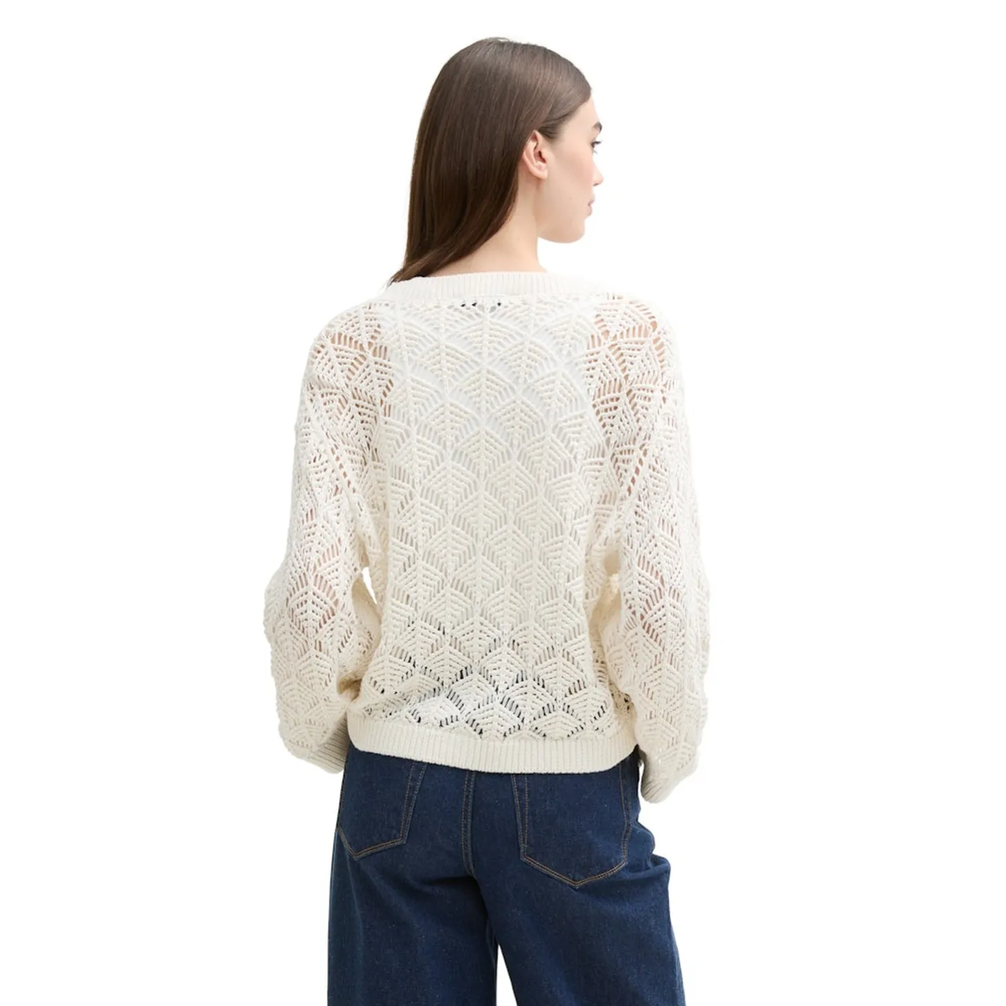 Ajour knit cardigan
