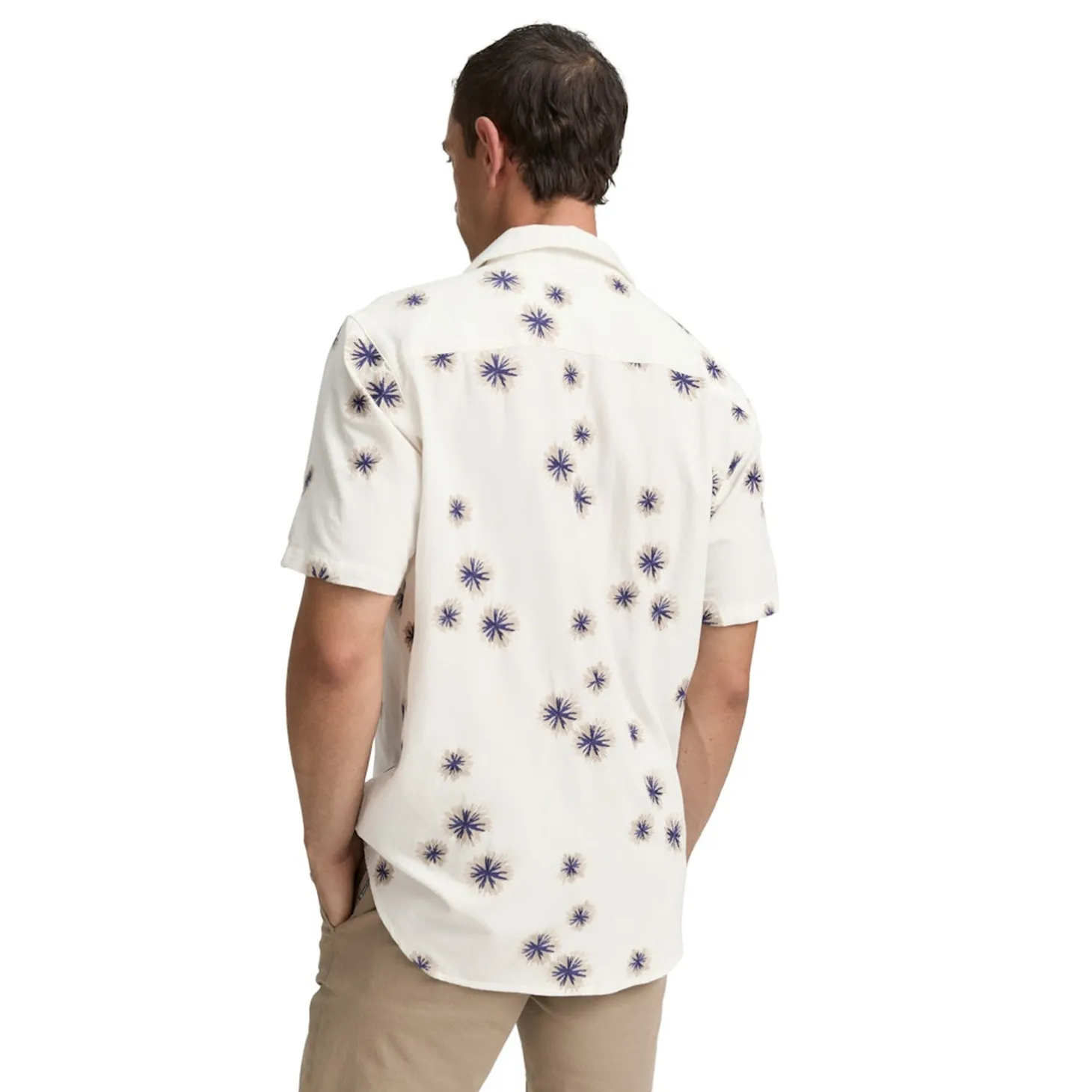 Allover embroidered shirt