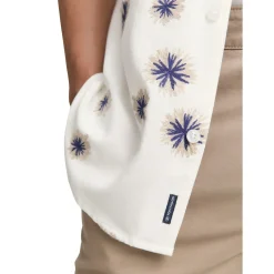 Allover embroidered shirt