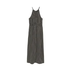 American neckline maxi dress