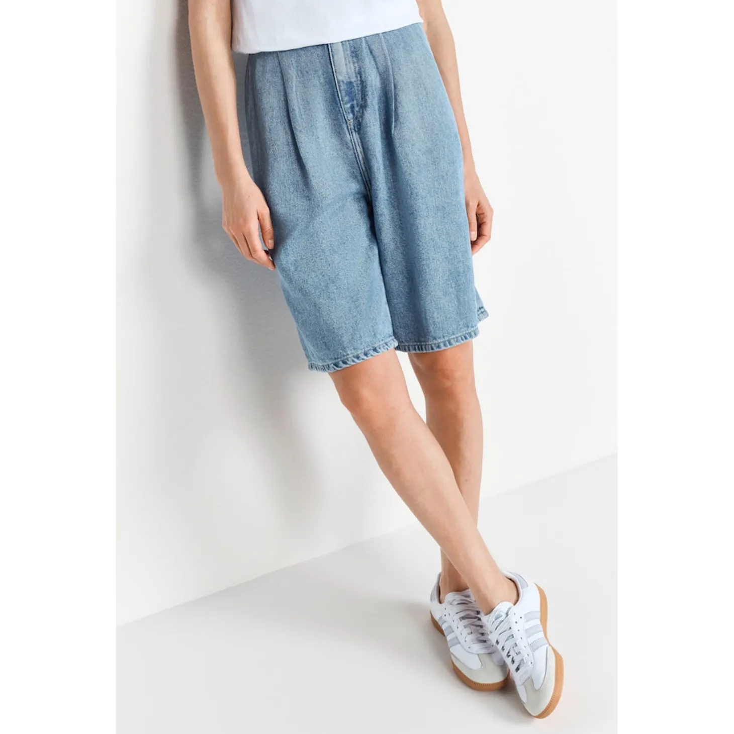 Bermuda Shorts Lyocell Denim