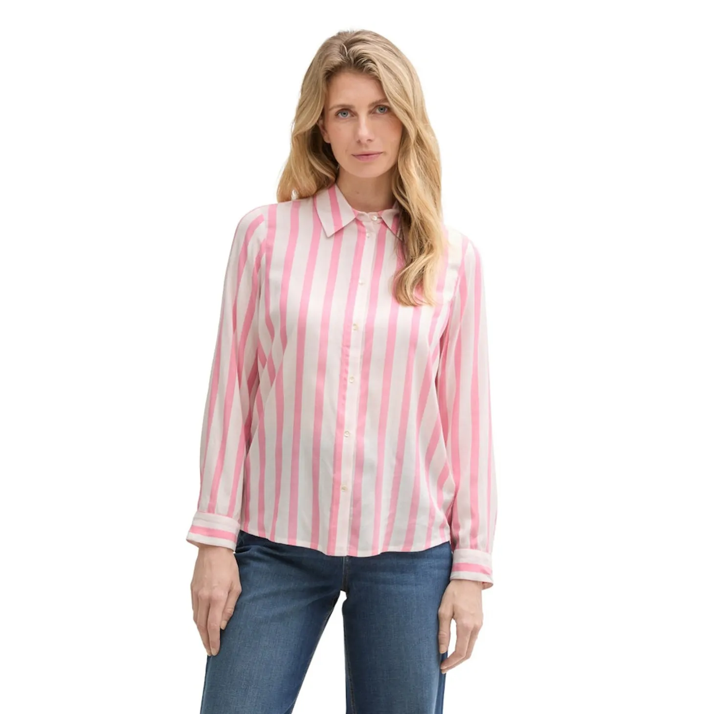 Blouse colourful striped