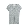 Blouse printed shortsleeve