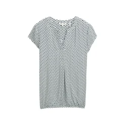 Blouse printed shortsleeve