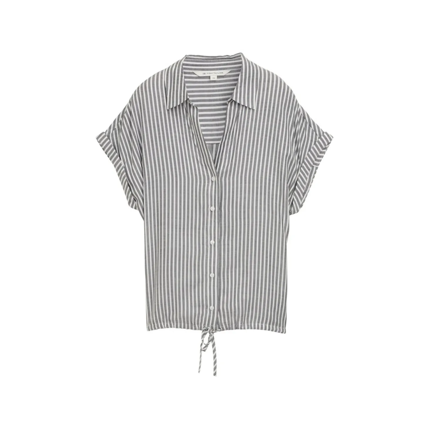 Blouse striped shortsleeve