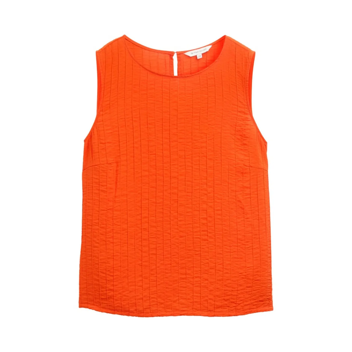 Blouse top with crinkle struct