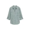Blouse with slub structure