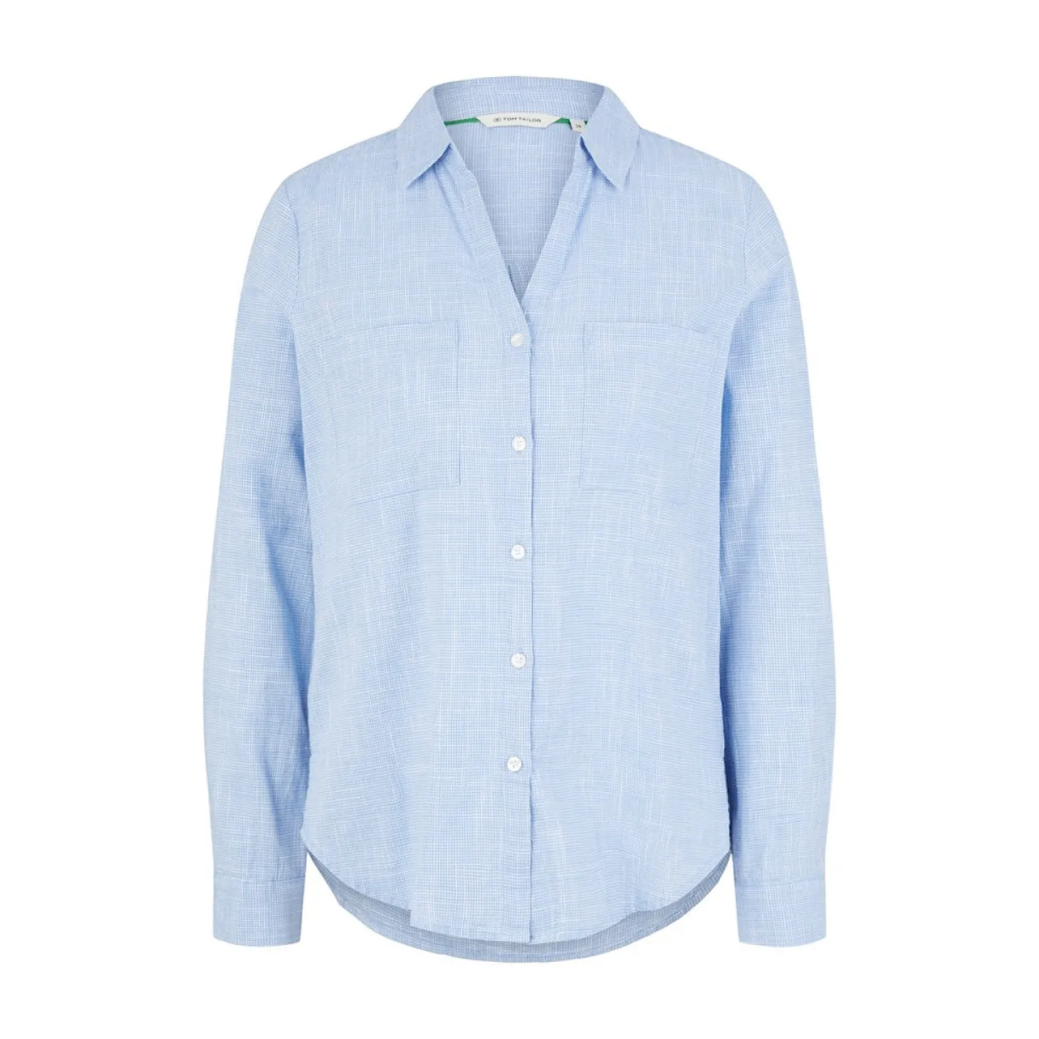 Blouse with slub structure