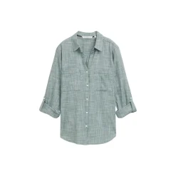 Blouse with slub structure