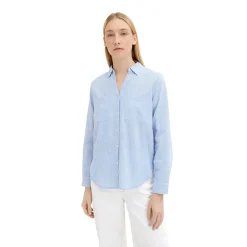 Blouse with slub structure