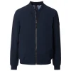 Blouson mit Strickbesatz