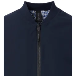 Blouson mit Strickbesatz