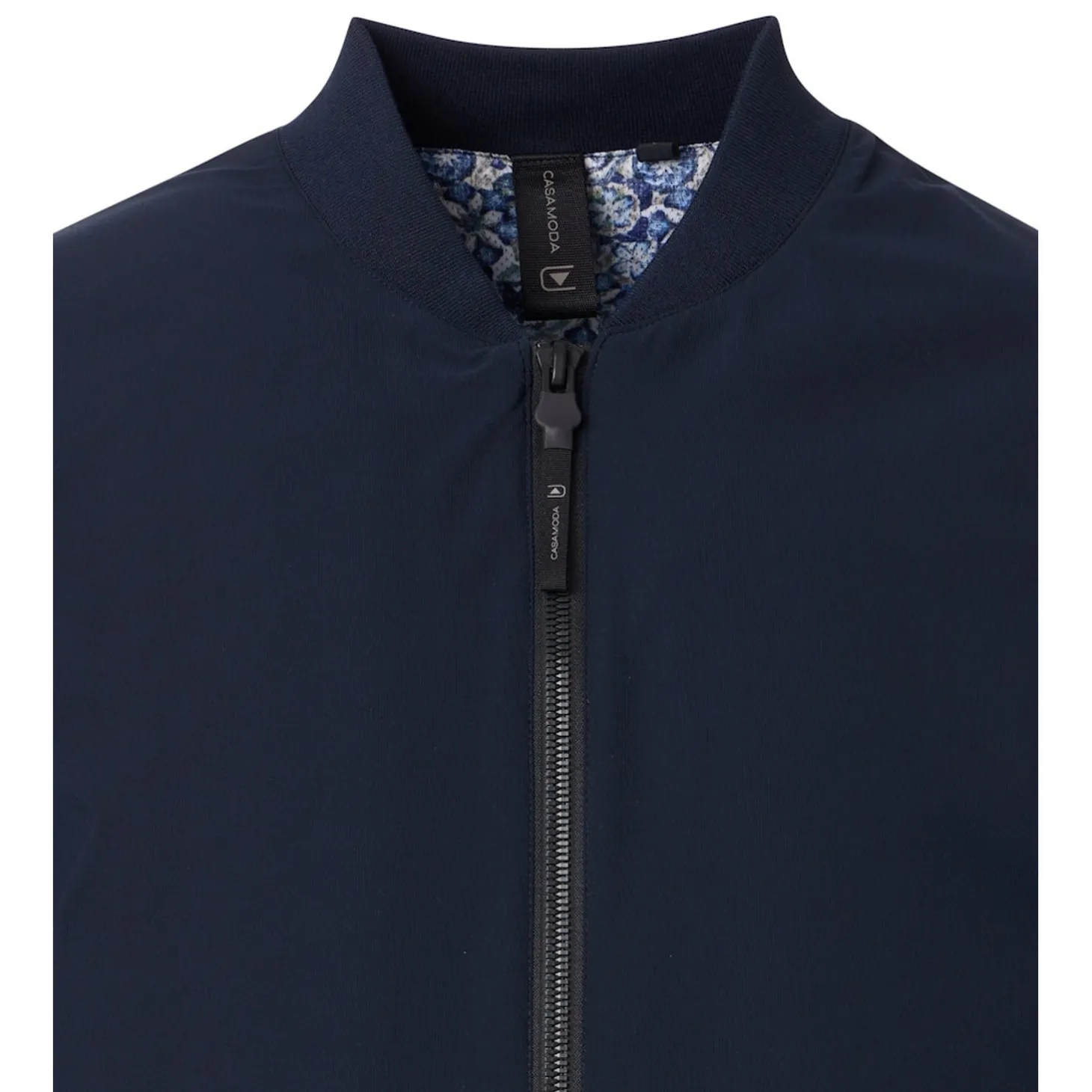Blouson mit Strickbesatz