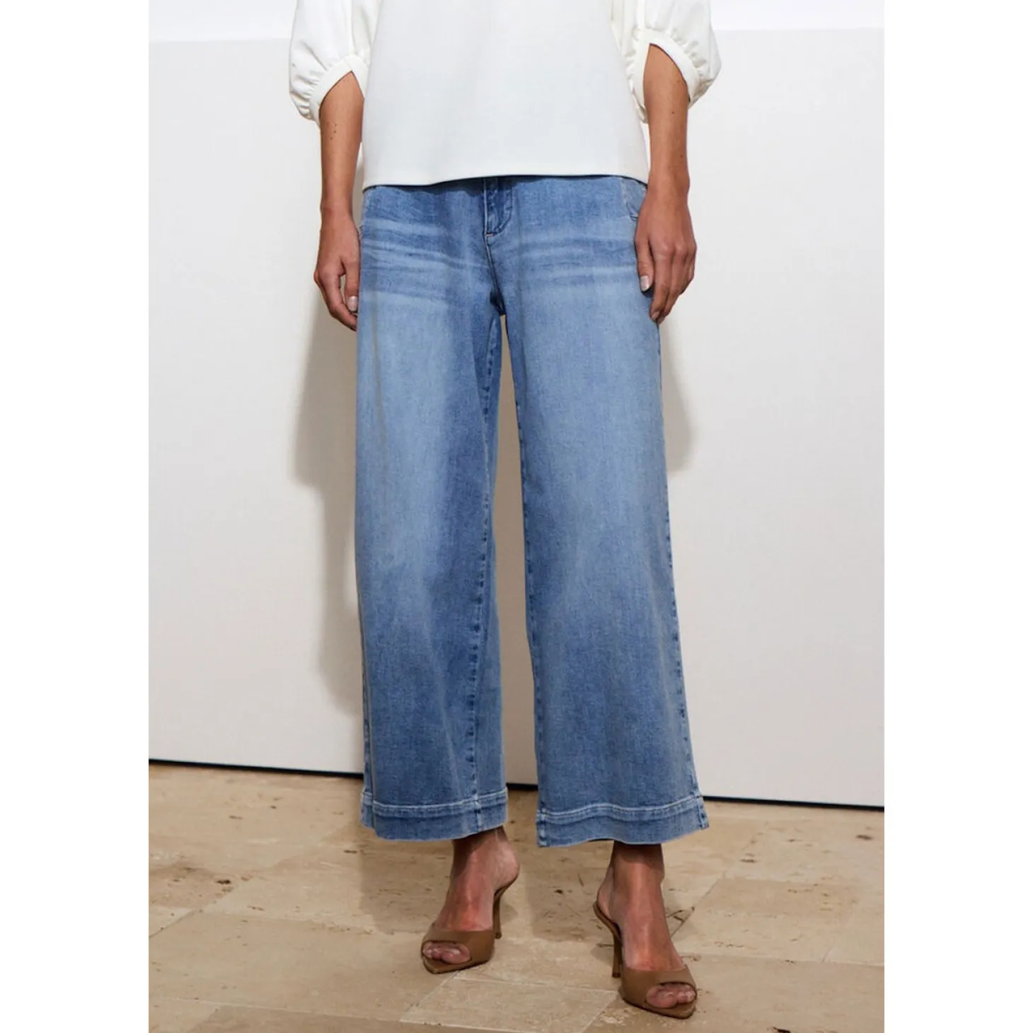 Blue Denim Culotte