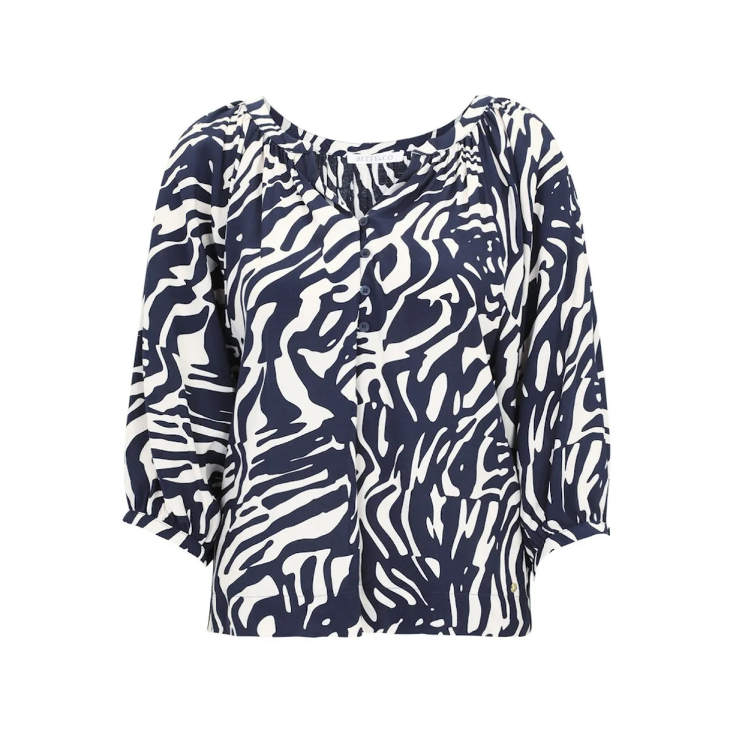 Bluse Kurz 3/4 Arm