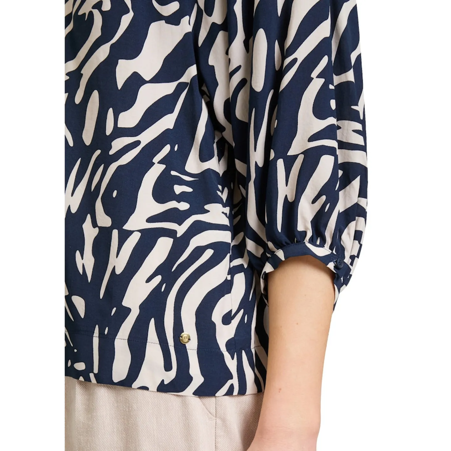 Bluse Kurz 3/4 Arm