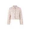 Boxy jacket with shirt collar