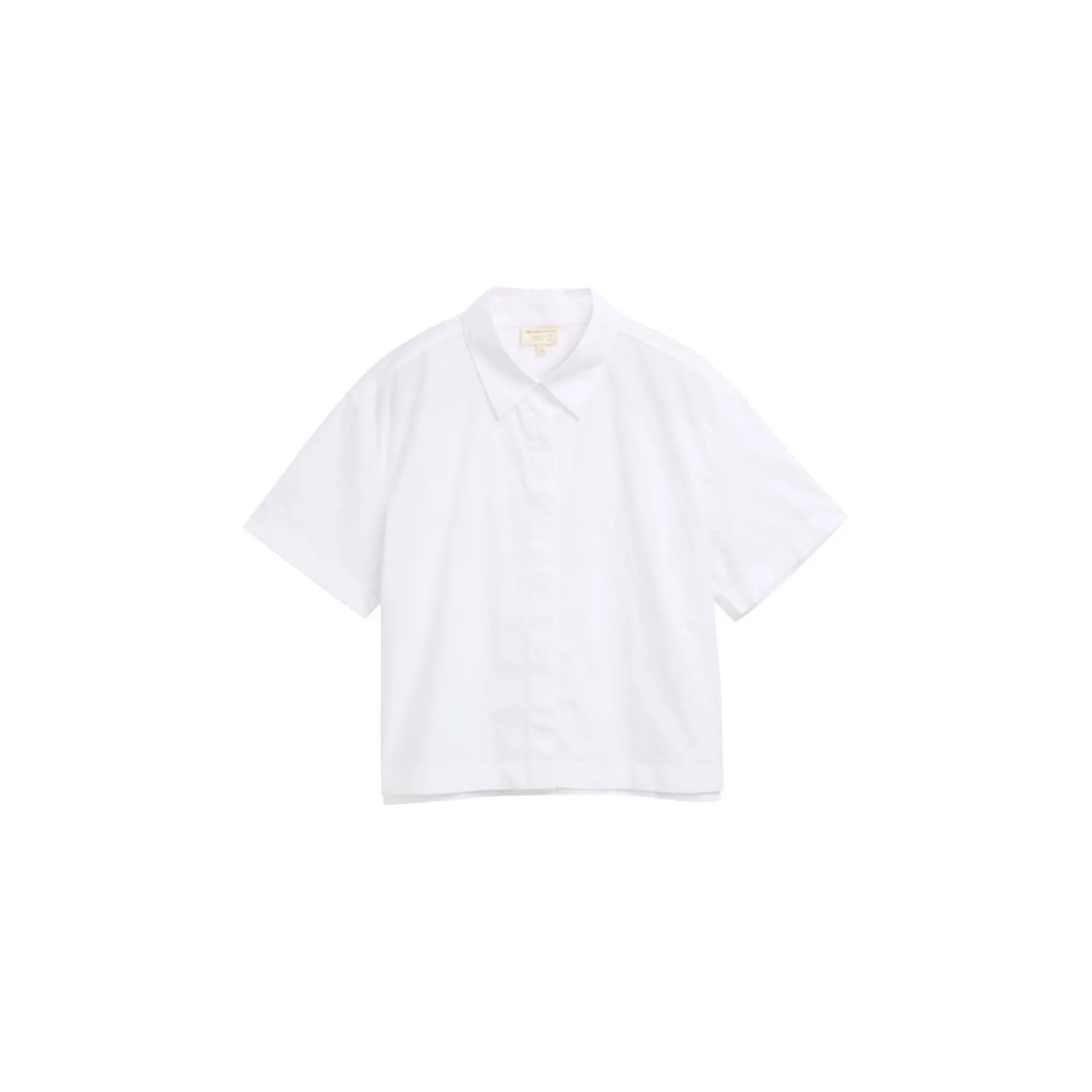 Boxy shirt with placket detail