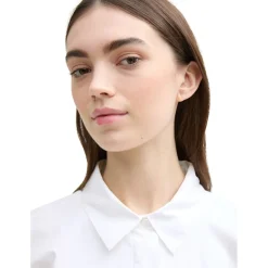 Boxy shirt with placket detail