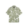 Camp collar, short sleeves, sl