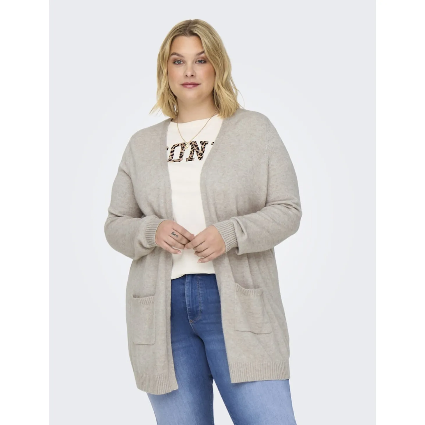 CARESLY L/S OPEN CARDIGAN KNT
