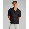 CHUNKY WAFFLE SS HWK OVERSHIRT