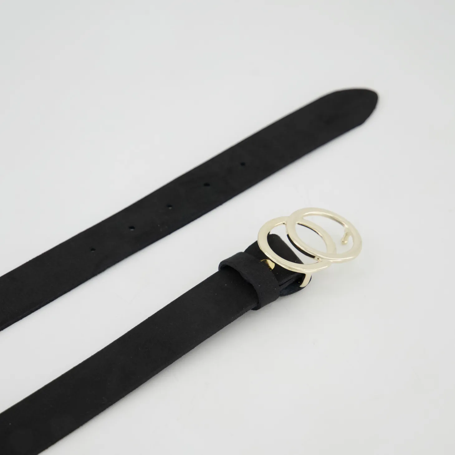 3CM VELOURS LEDERGUERTEL