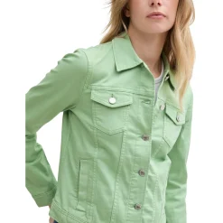 Colored denim jacket
