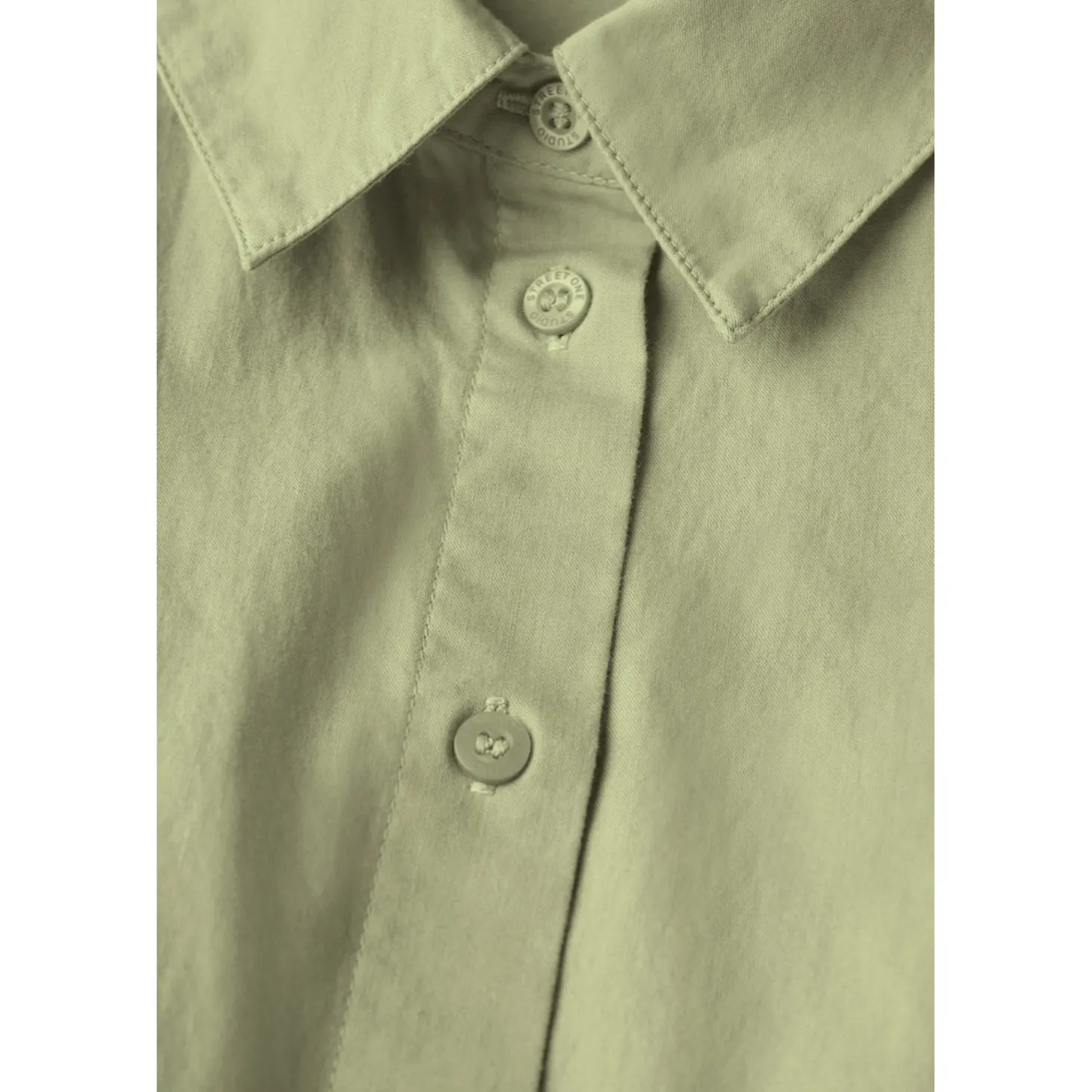 Cotton Shirtcollar blouse w em