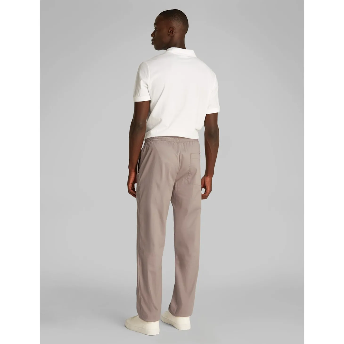 COTTON-STRETCH PULL UP PANT