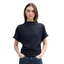 Crinkle batwing T-shirt
