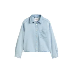 Denim Blouses Longsleeve, Boxy