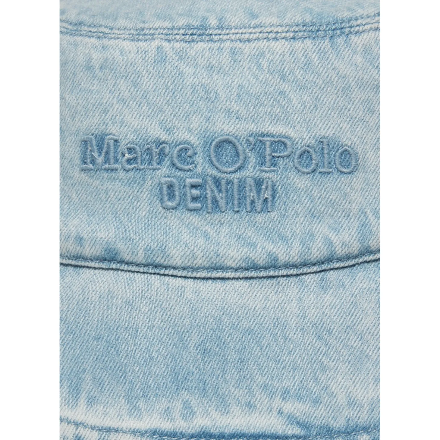 Denim Bucket Hat, Logo Embroid