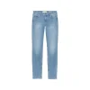 Denim Trouser, mid waist, slim