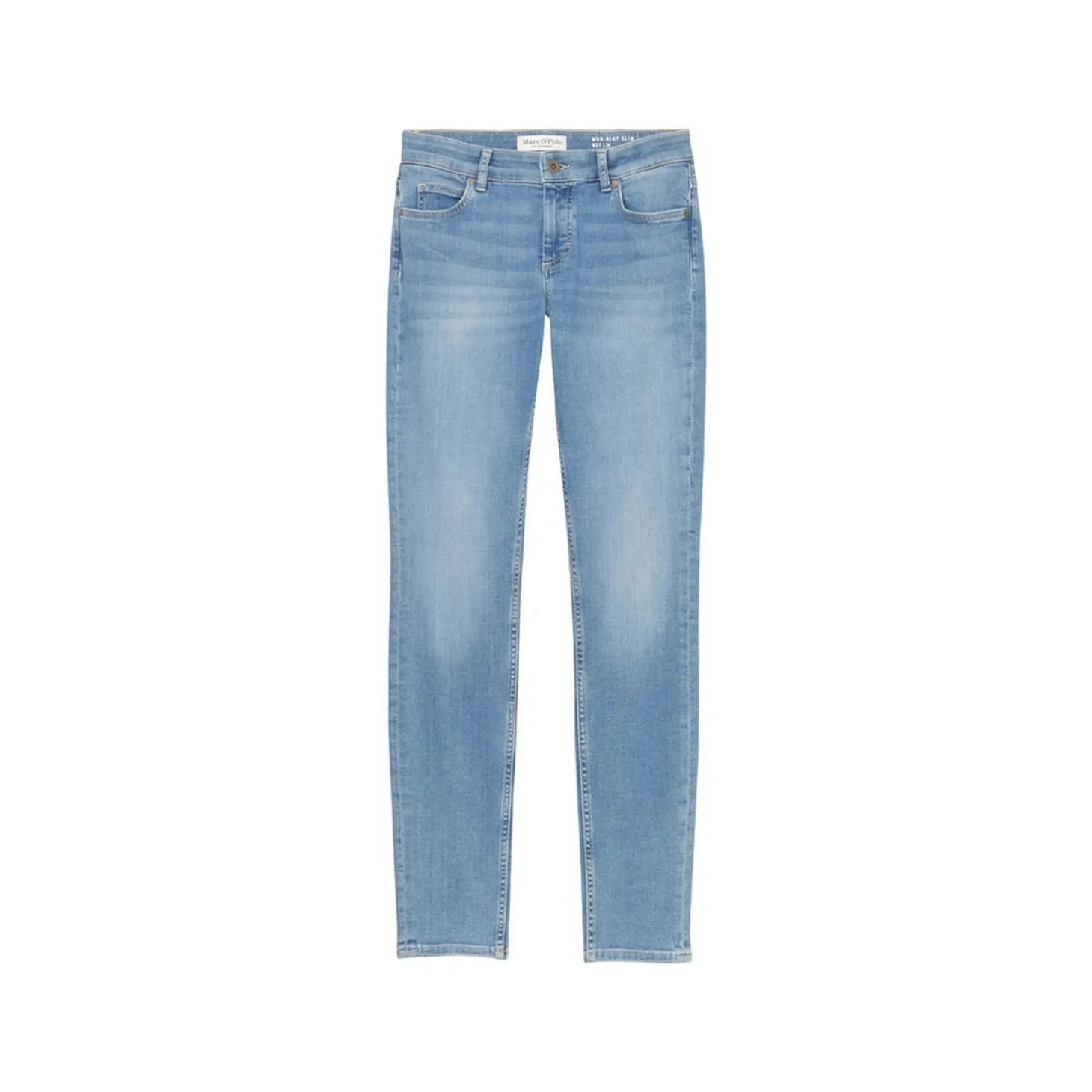 Denim Trouser, mid waist, slim