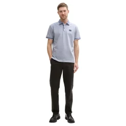 Detailed pique polo