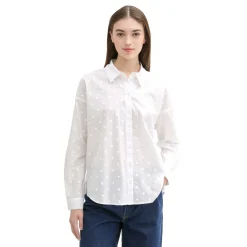 Dot structure blouse