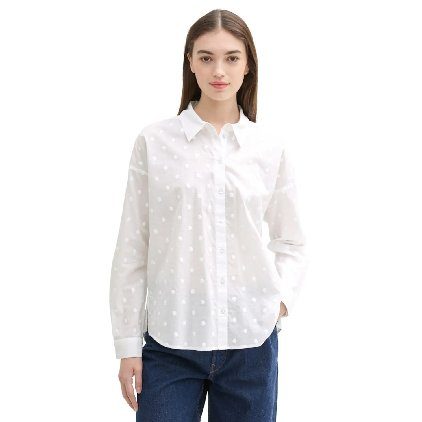 Dot structure blouse
