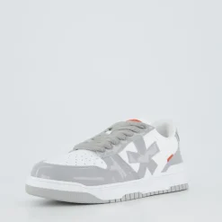 DREW - PATENT GREY / WHITE Lea