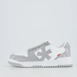 DREW - PATENT GREY / WHITE Lea