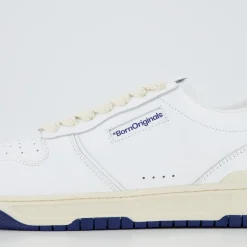 DREW - WHITE / NAVY Leather