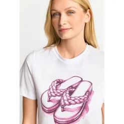 Elegant Fit T-Shirt Flip Flops