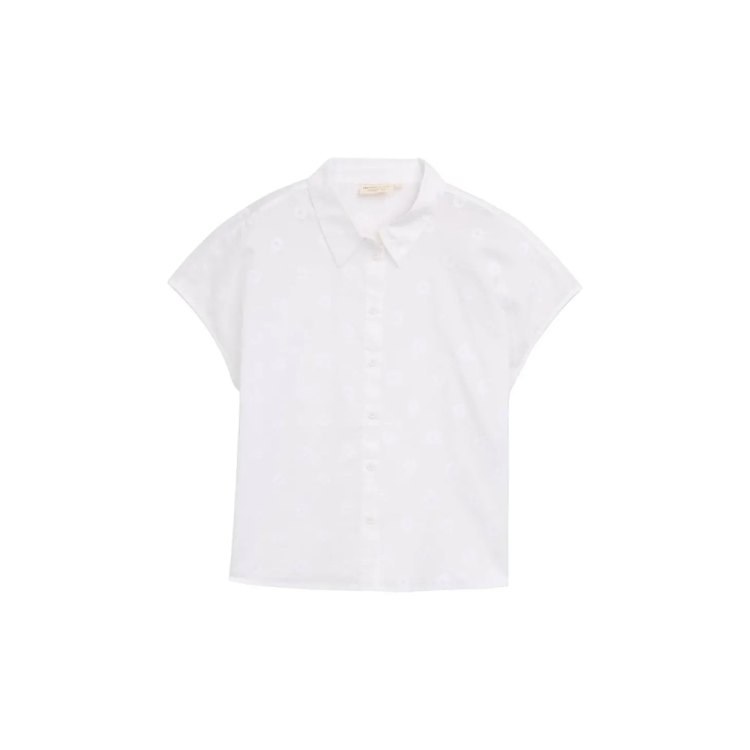 Embroidered cotton shirt