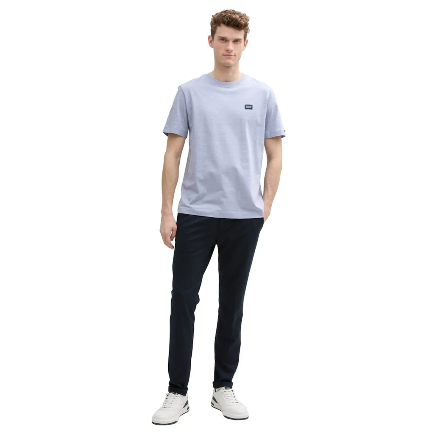 Fine striped t-shirt
