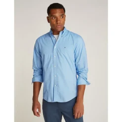 FLEX POPLIN FAKE SOLID RF SHIR