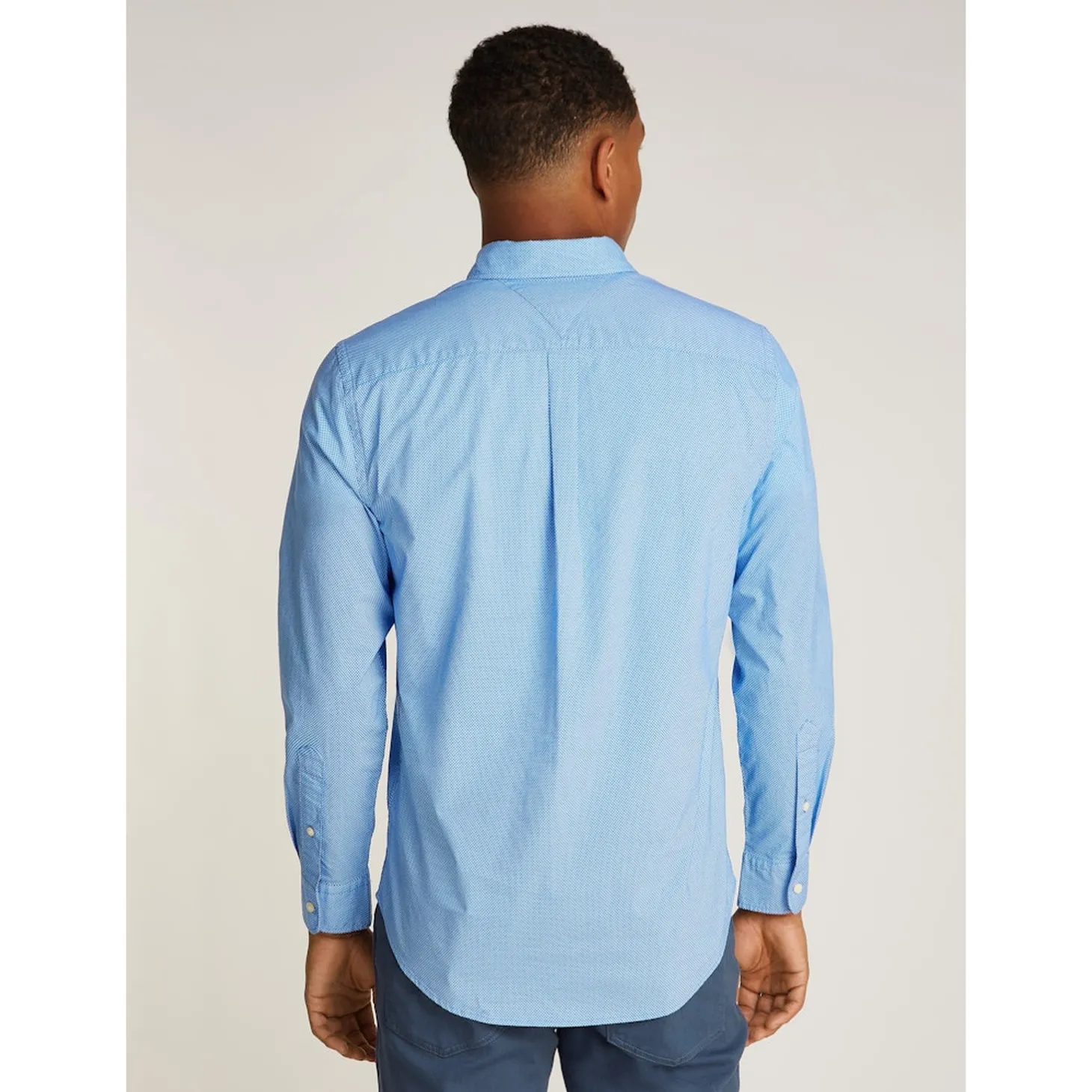 FLEX POPLIN FAKE SOLID RF SHIR