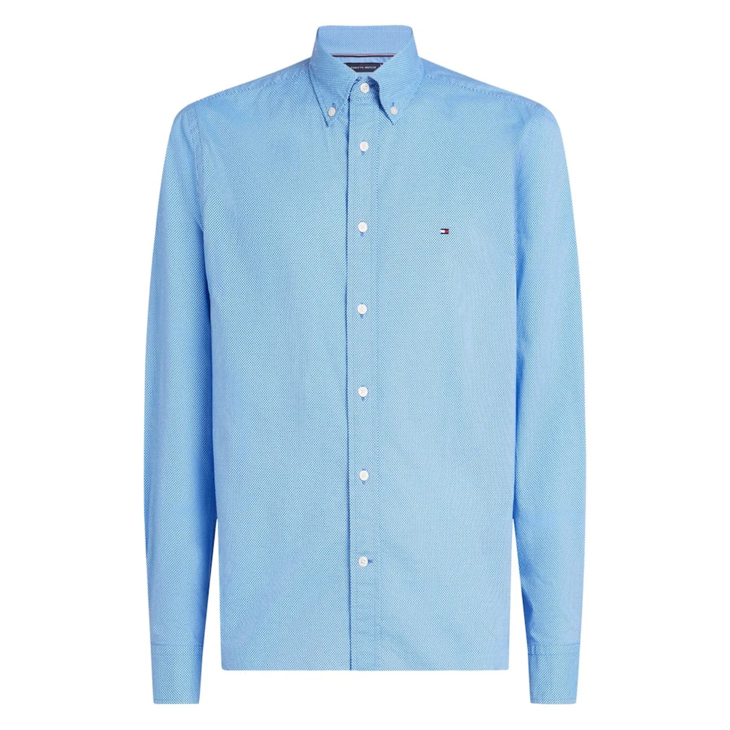 FLEX POPLIN FAKE SOLID RF SHIR