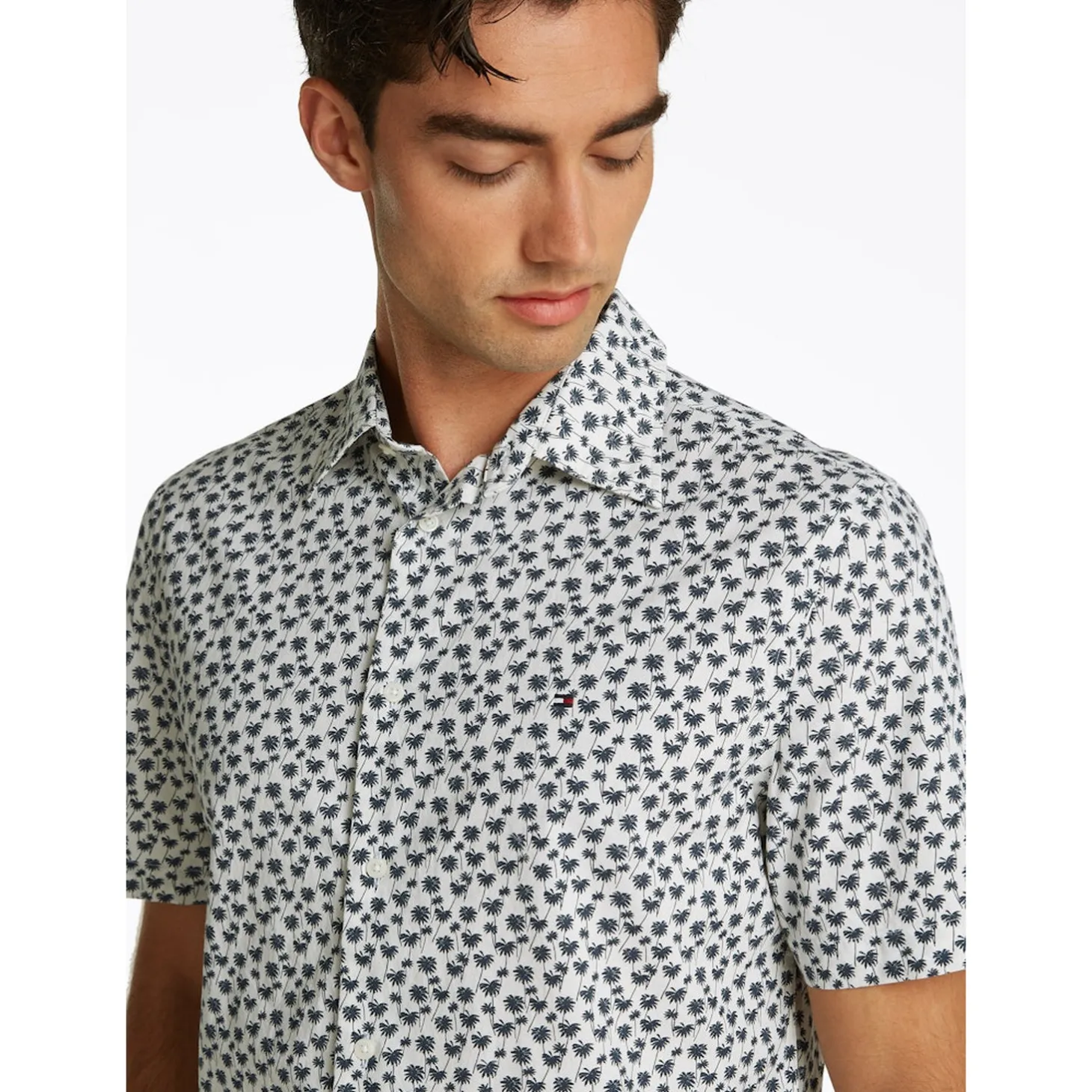 FLEX POPLIN PALM SS SF SHIRT