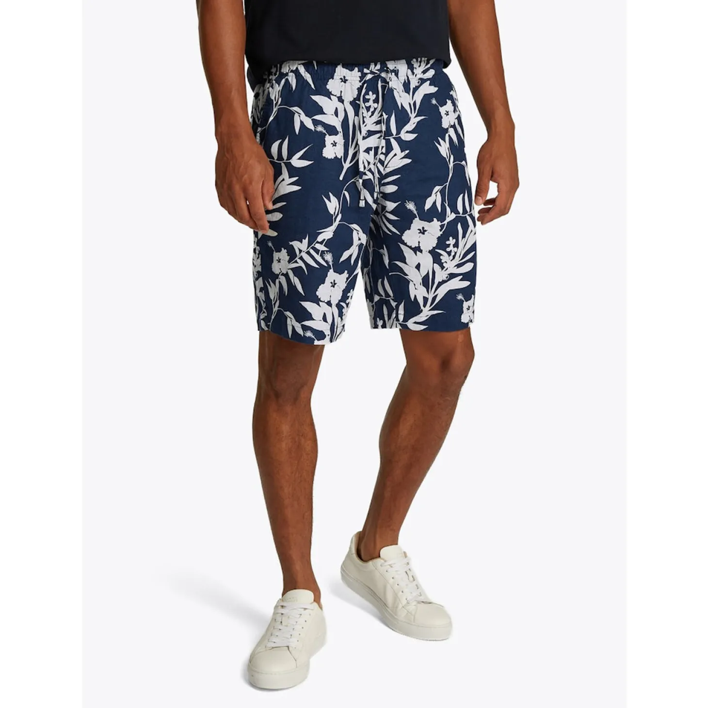 HARLEM PO LINEN PRINT SHORT