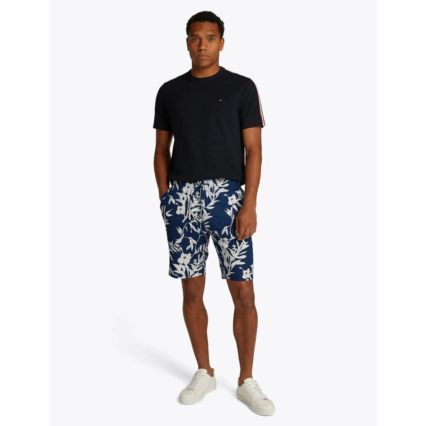 HARLEM PO LINEN PRINT SHORT